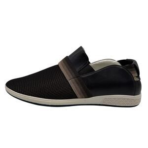 Top Rank Spring Slip On Shoes Mens 9 Brown Mesh Upper Boat Loafers‎